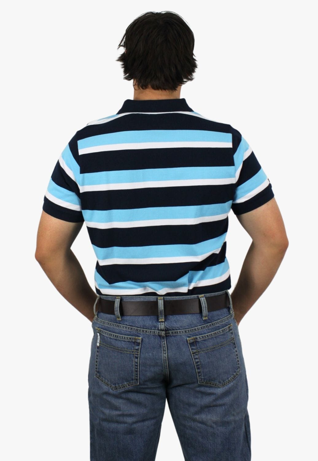 Pilbara CLOTHING-MensPolos Ritemate Mens Stripe Polo