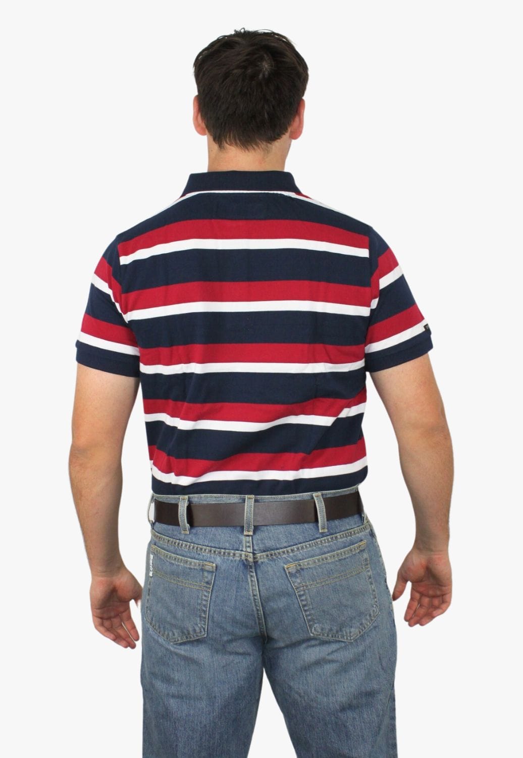 Pilbara CLOTHING-MensPolos Ritemate Mens Stripe Polo