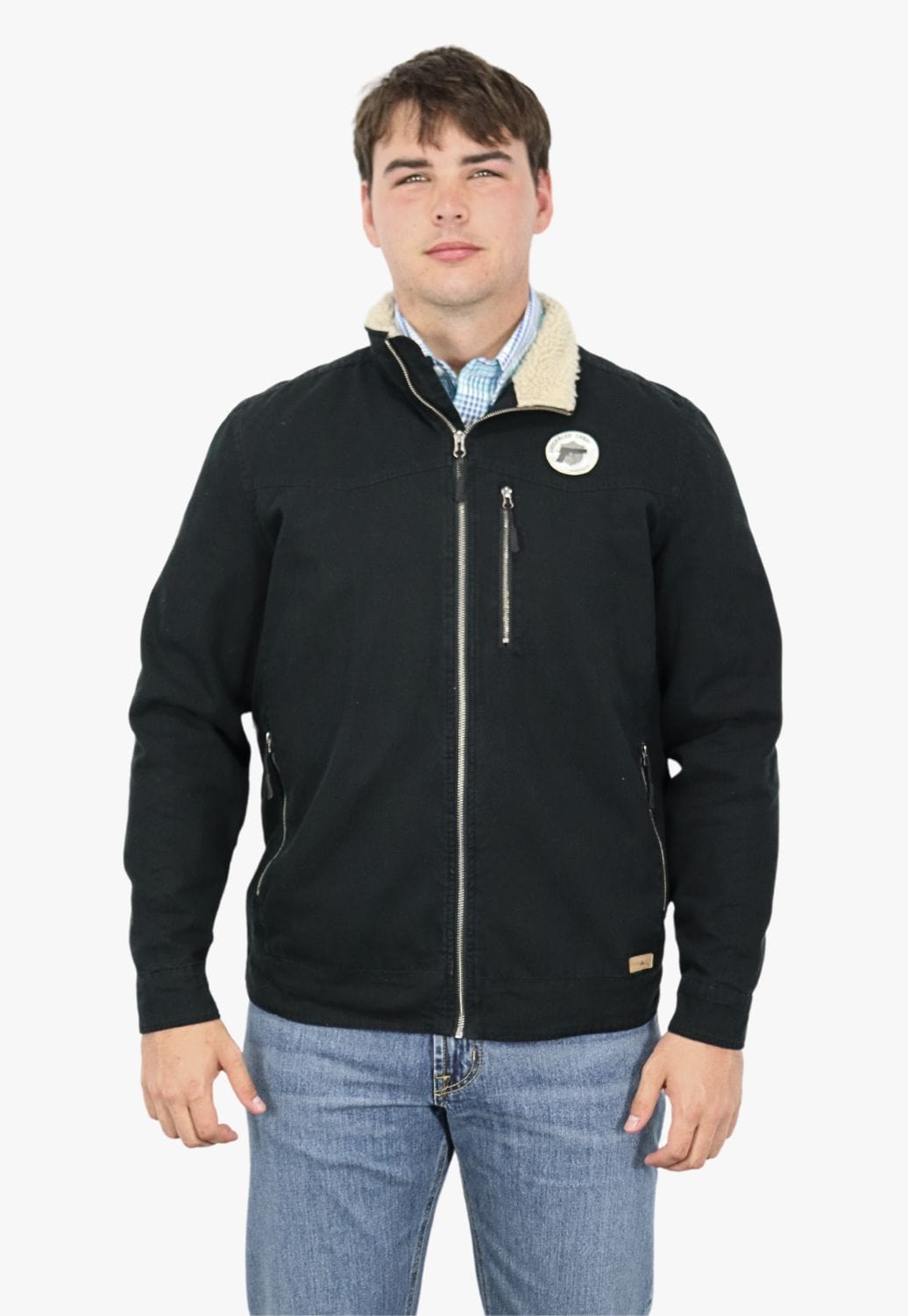 Powder River CLOTHING-Mens Jackets Powder River Mens Canvas Jacket