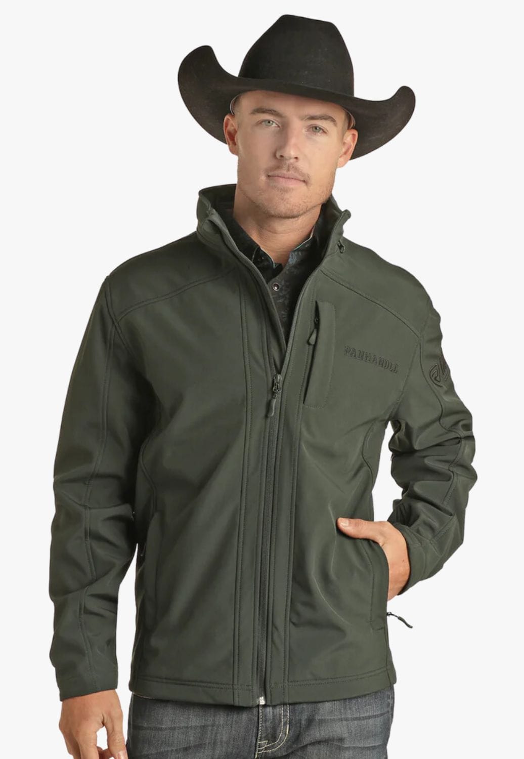 Powder River CLOTHING-Mens Jackets Powder River Mens Softshell Performance Jacket