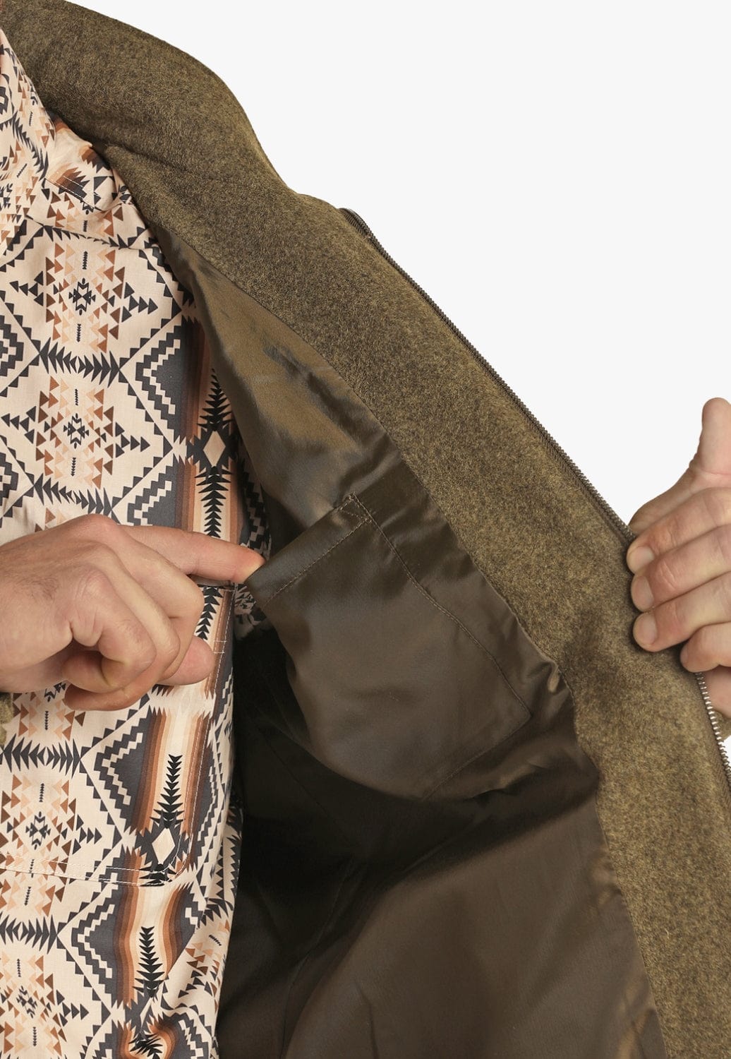 Powder River CLOTHING-Mens Jackets Powder River Mens Wool Jacket