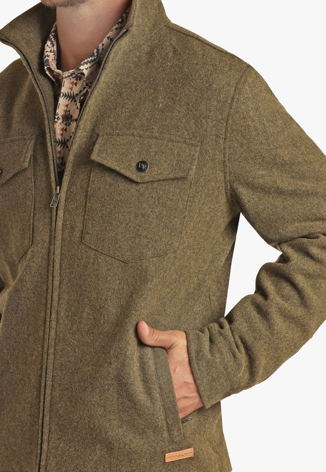 Powder River CLOTHING-Mens Jackets Powder River Mens Wool Jacket