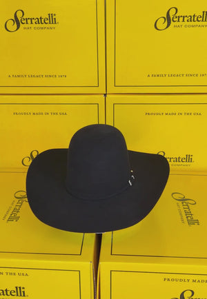 Serratelli 8X O Crown Felt Hat