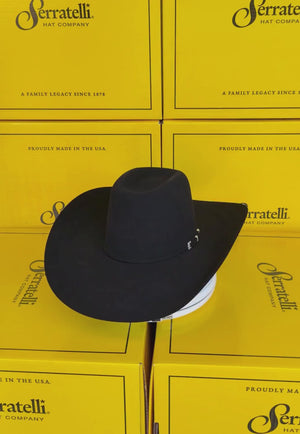 Serrratelli 8X J Crown Felt Hat