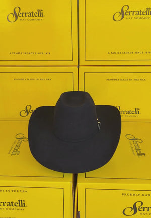 Serratelli 6X J Crown Felt Hat