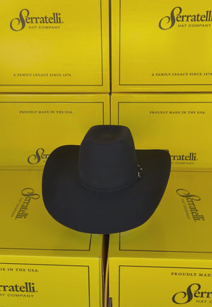 Serratelli Bison Blend J Crown Felt Hat