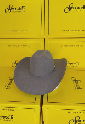 Serratelli 8X P Crown Felt Hat