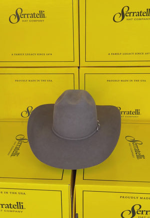 Serratelli 8X P Crown Felt Hat