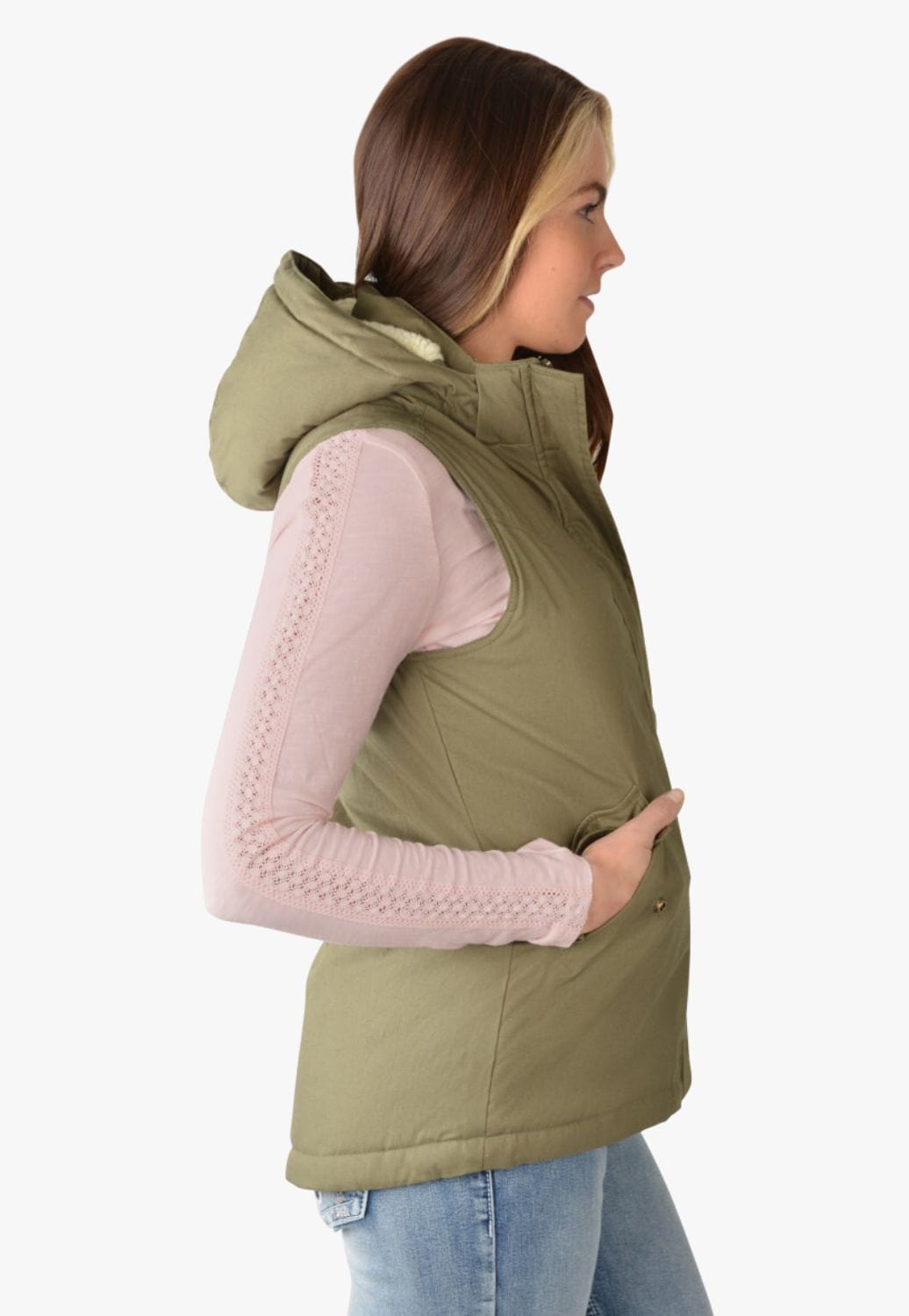 Pure Western CLOTHING-Womens Vests Pure Western Womens Bailey Vest