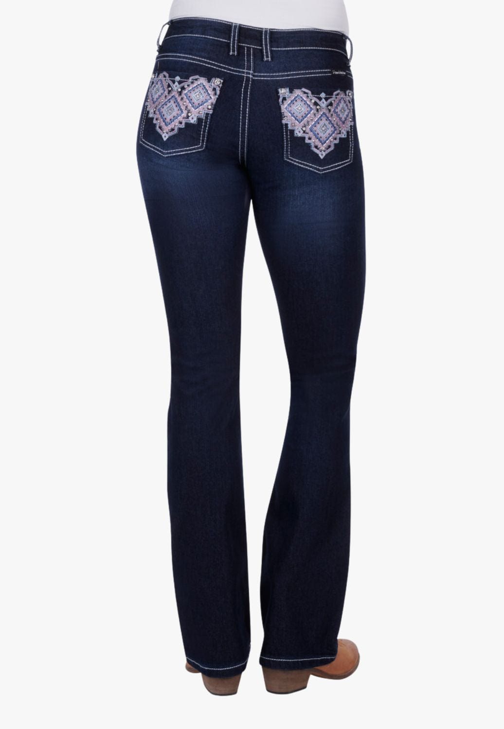 Pure Western CLOTHING-Womens Jeans Pure Western Womens Macy Boot Cut Jean - 34 Leg