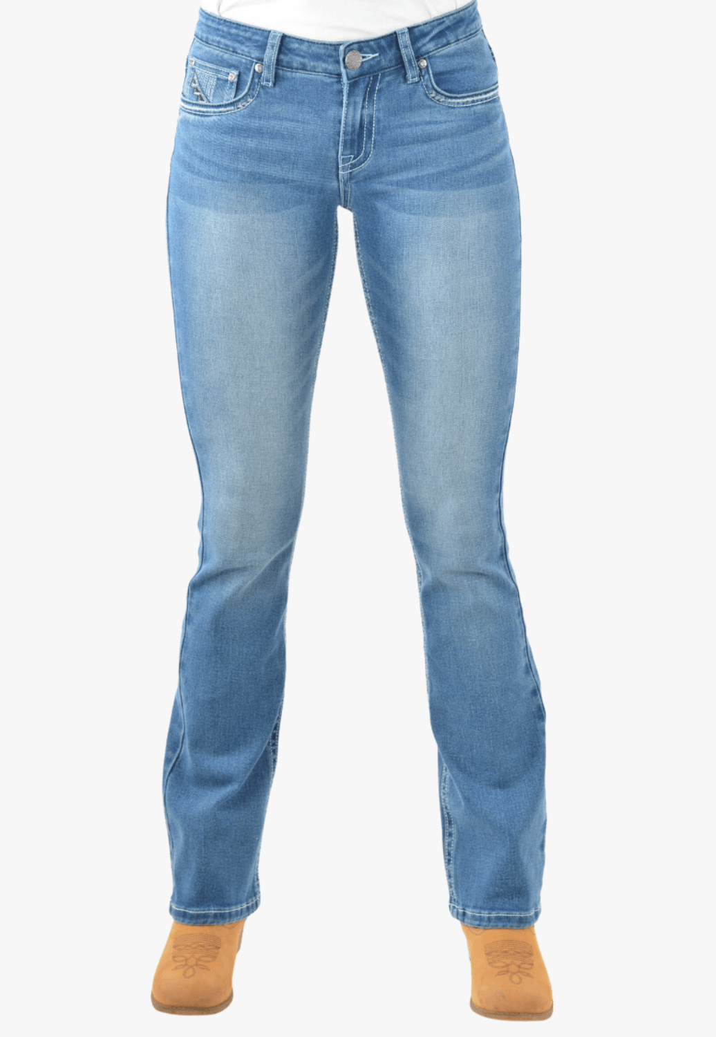 Pure Western CLOTHING-Womens Jeans Pure Western Womens Ziggy Boot Cut Jean