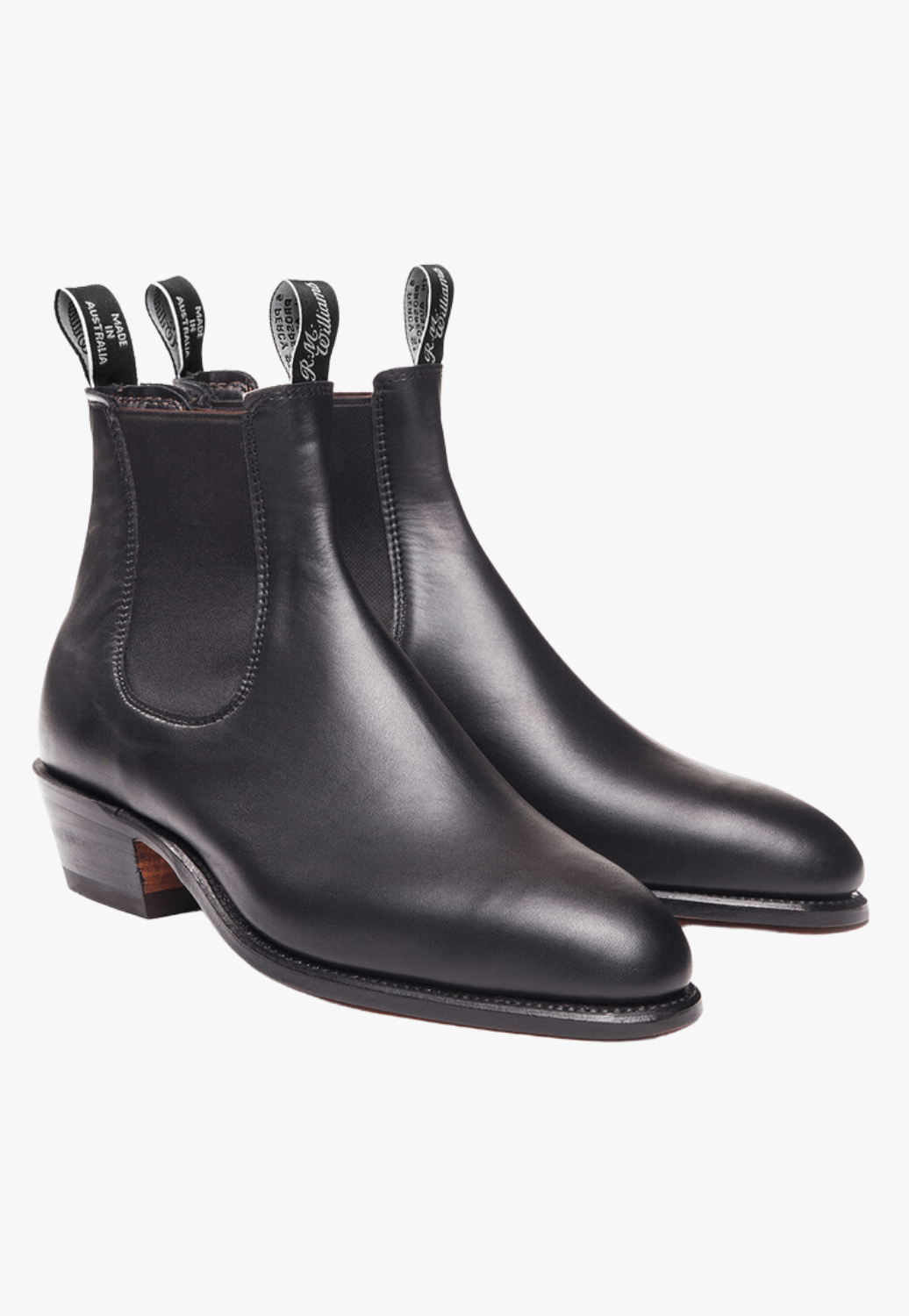 R.M. Williams FOOTWEAR - Womens Fashion Boots 8D / Black R.M. Williams Womens Lady Yearling Rubber Sole Boot