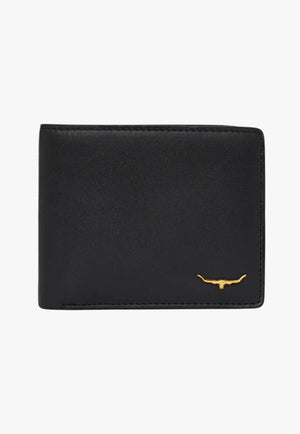 R.M. Williams ACCESSORIES-Mens Wallets Black RM Williams City Slim Bi-Fold Wallet