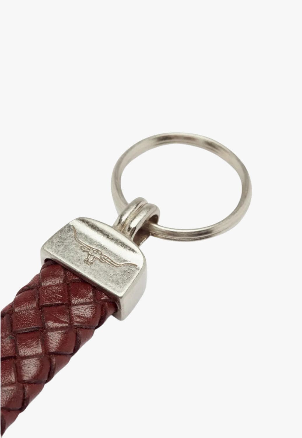 R.M. Williams ACCESSORIES-General Brown RM Williams Plaited Kangaroo Key Ring