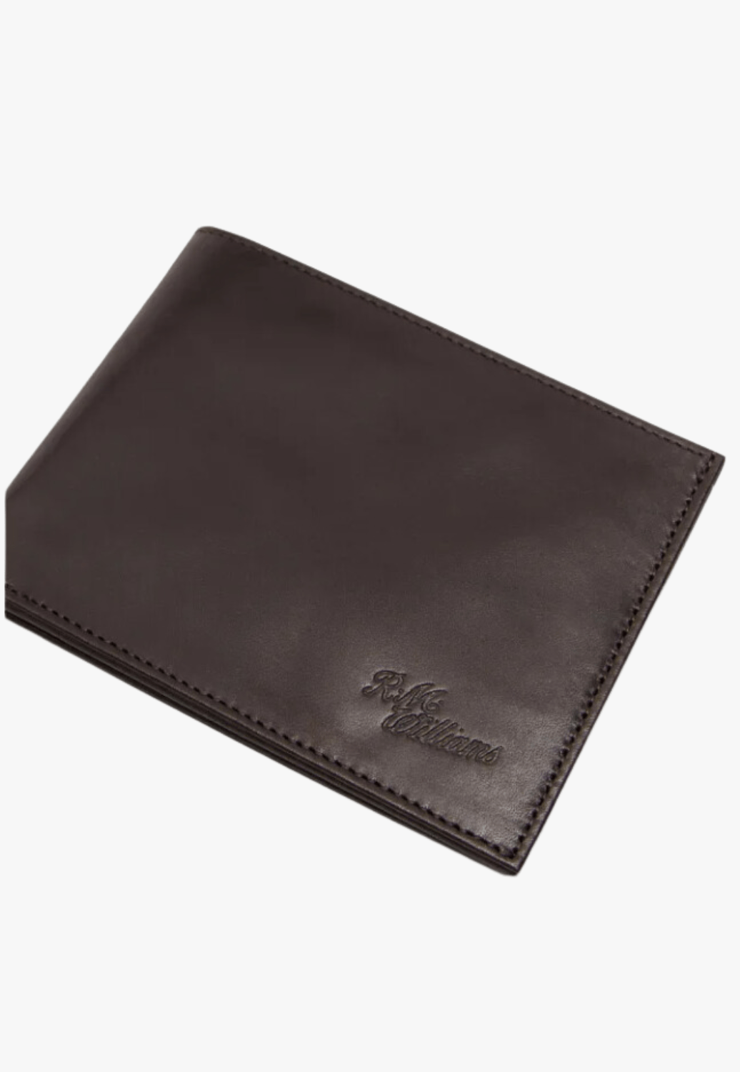 R.M. Williams ACCESSORIES-Mens Wallets Dark Brown R.M. Williams Singleton Wallet With Coin Pouch