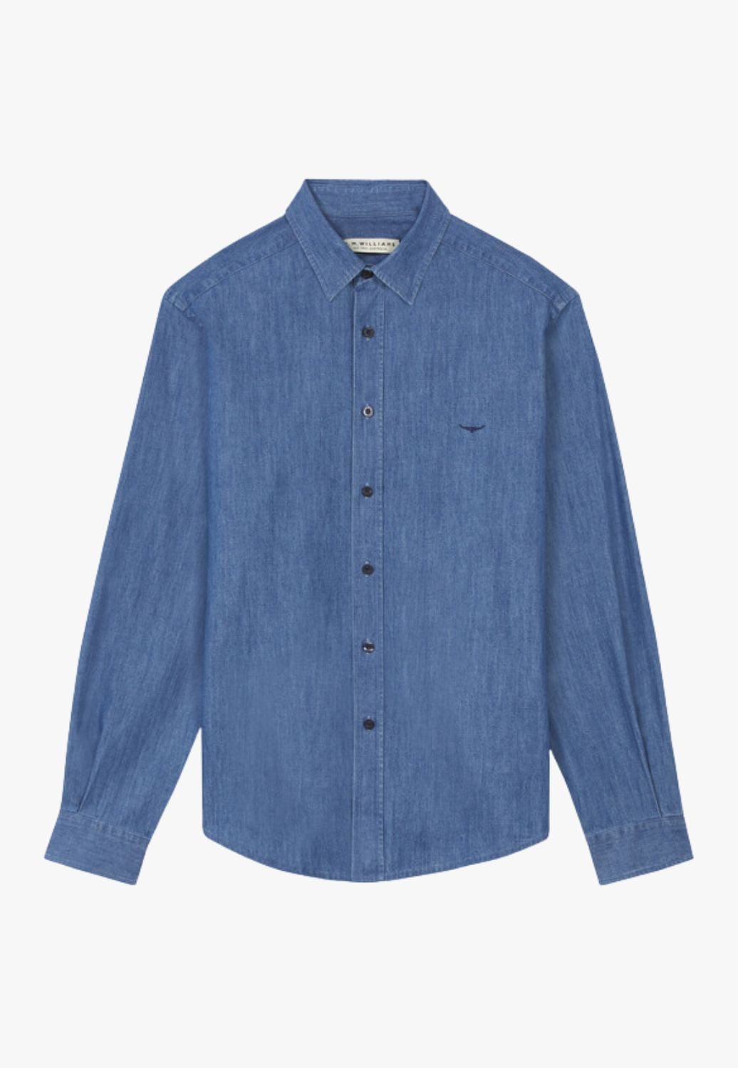 R.M. Williams CLOTHING-Mens Long Sleeve Shirts R.M. Williams Mens Cadell Long Sleeve Shirt