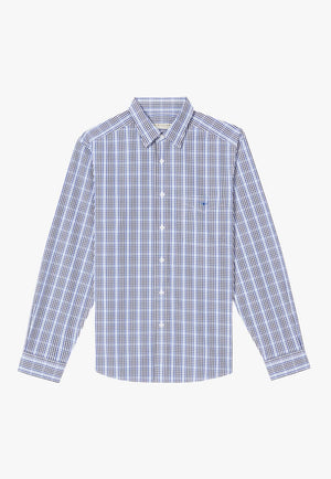 R.M. Williams CLOTHING-Mens Long Sleeve Shirts R.M. Williams Mens Collins Long Sleeve Shirt