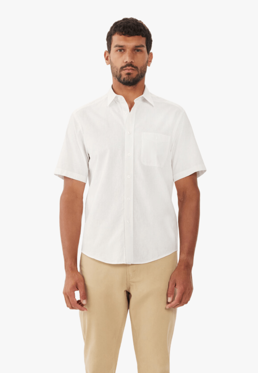 R.M. Williams CLOTHING-Mens Short Sleeve Shirts R.M. Williams Mens Hervey Short Sleeve Shirt
