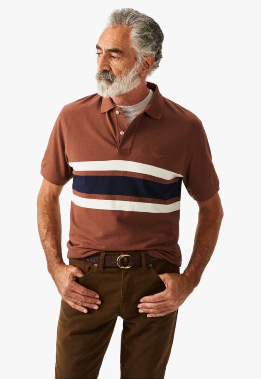 R.M. Williams CLOTHING-MensPolos R.M. Williams Mens Rod Polo