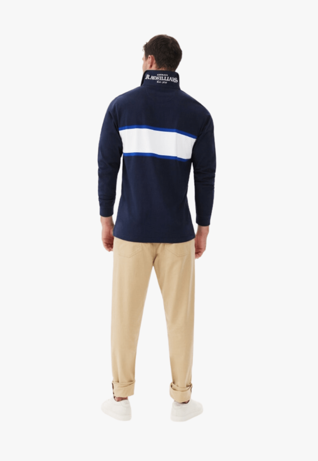 R.M. Williams CLOTHING-Mens Jerseys R.M. Williams Mens Tweedale Rugby