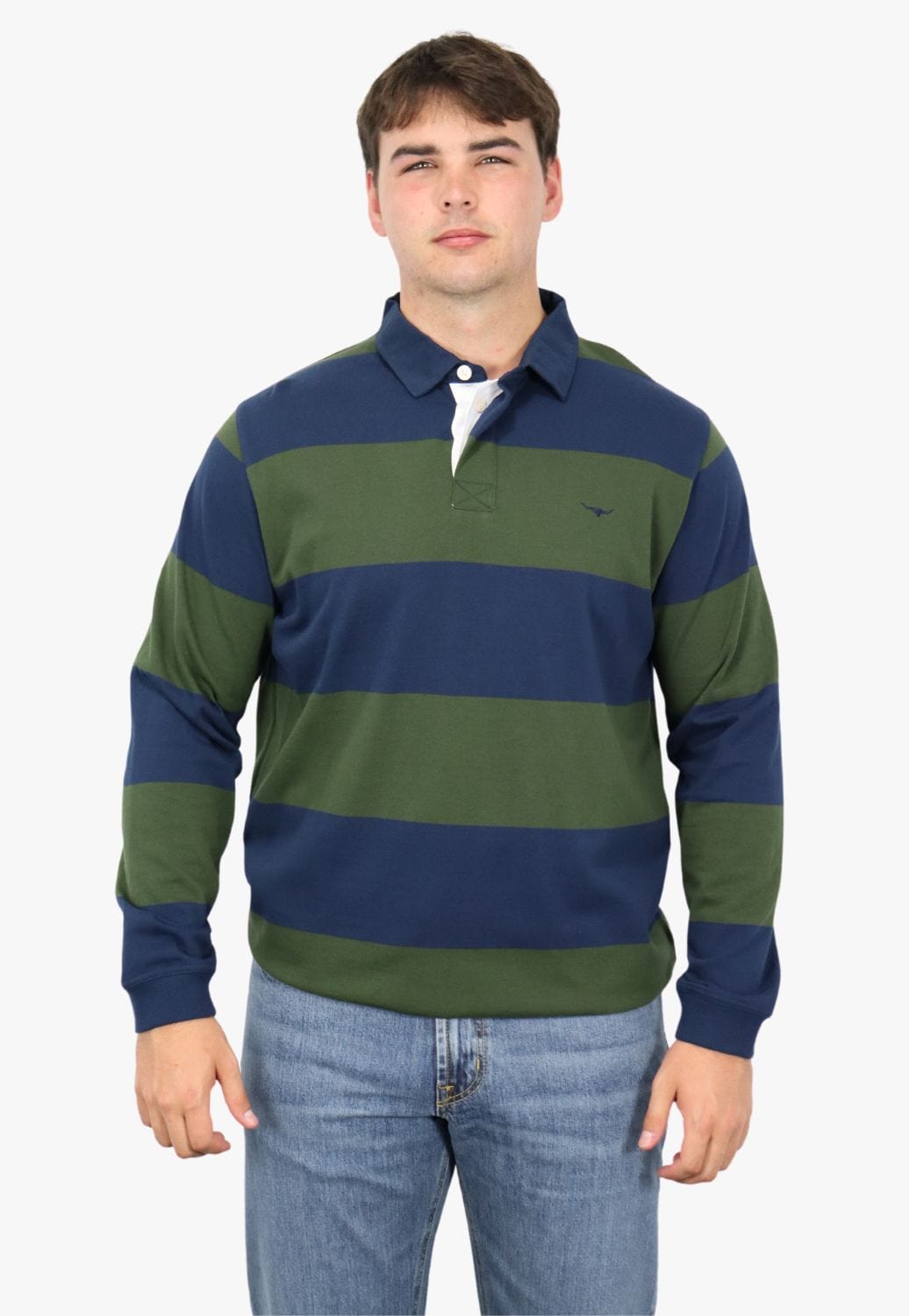 R.M. Williams CLOTHING-Mens Jerseys R.M. Williams Mens Tweedale Rugby
