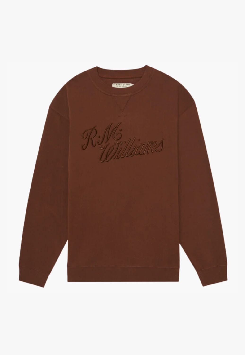 R.M. Williams CLOTHING-Mens Pullovers R.M Williams Script Crew Neck