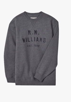R.M. Williams CLOTHING-Mens Pullovers RM Williams Mens Bale Sweatshirt