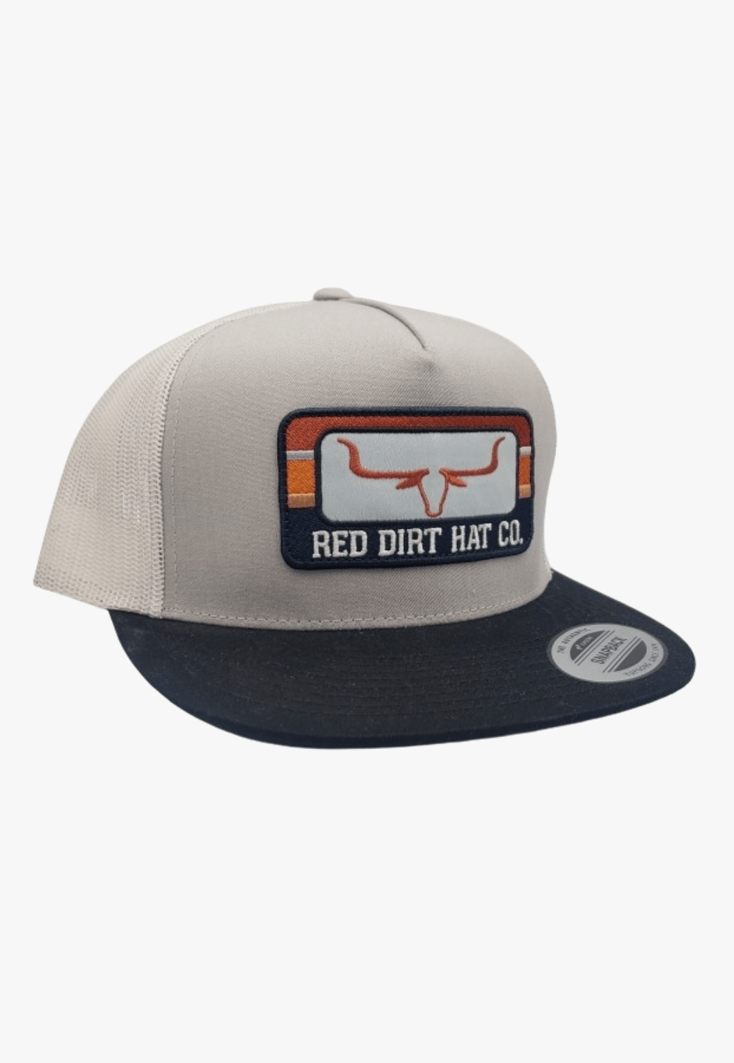 Red Dirt Hat Co. HATS - Caps Black/Silver Red Dirt Hat Co. Longhorn Cap