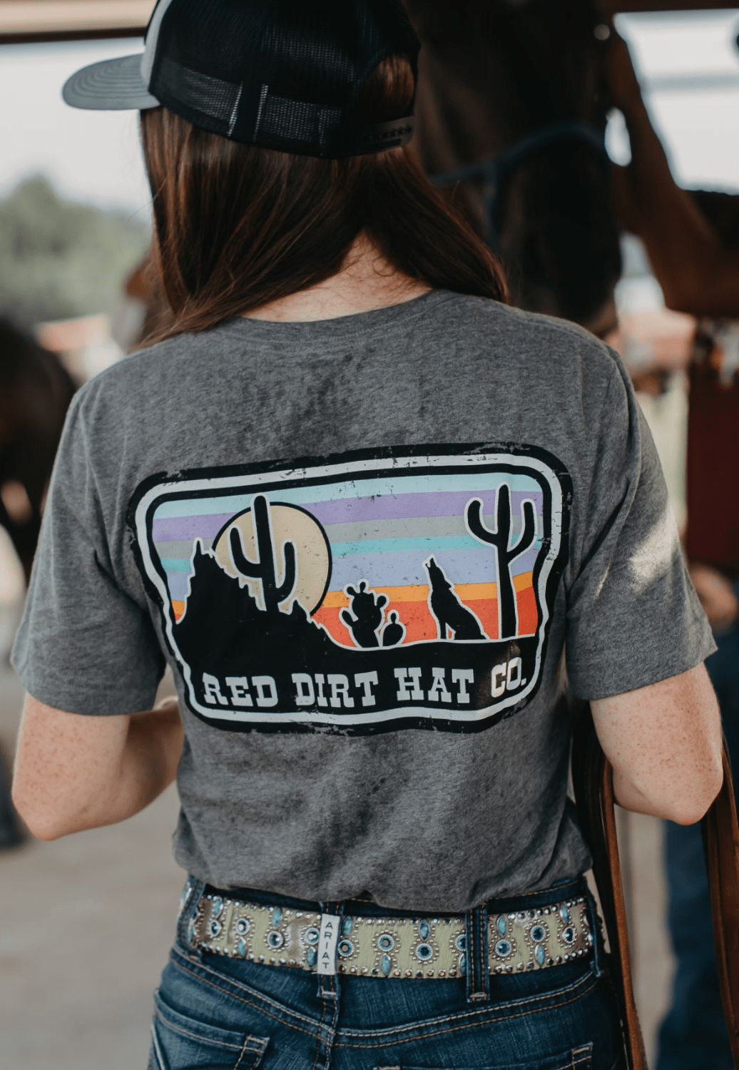 Red Dirt Hat Co. CLOTHING-MensT-Shirts S / Heather Grey Red Dirt Hat Co. Unisex Coyote T-Shirt