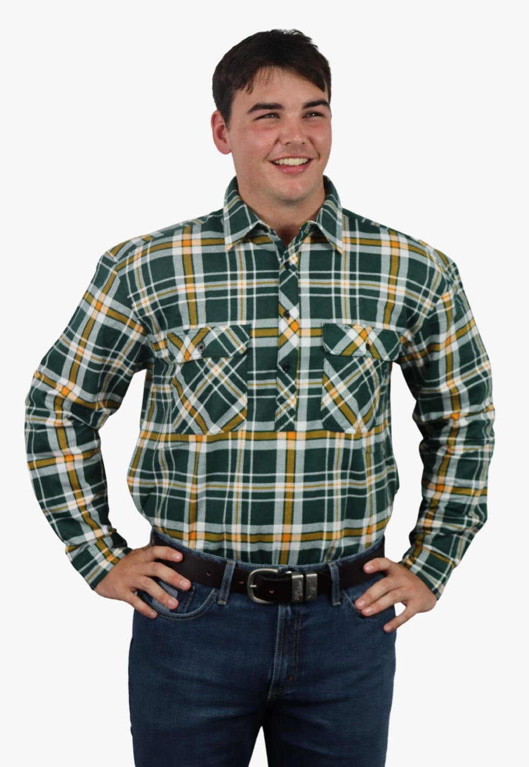 Ritemate WORKWEAR - Mens Shirts Ritemate Closed Front Flannelette Shirt