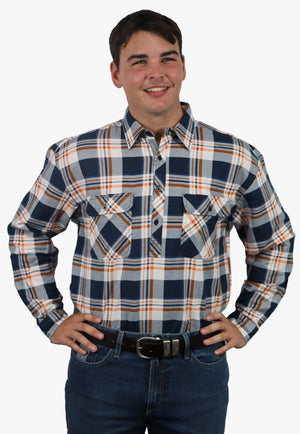 Ritemate WORKWEAR - Mens Shirts Ritemate Closed Front Flannelette Shirt
