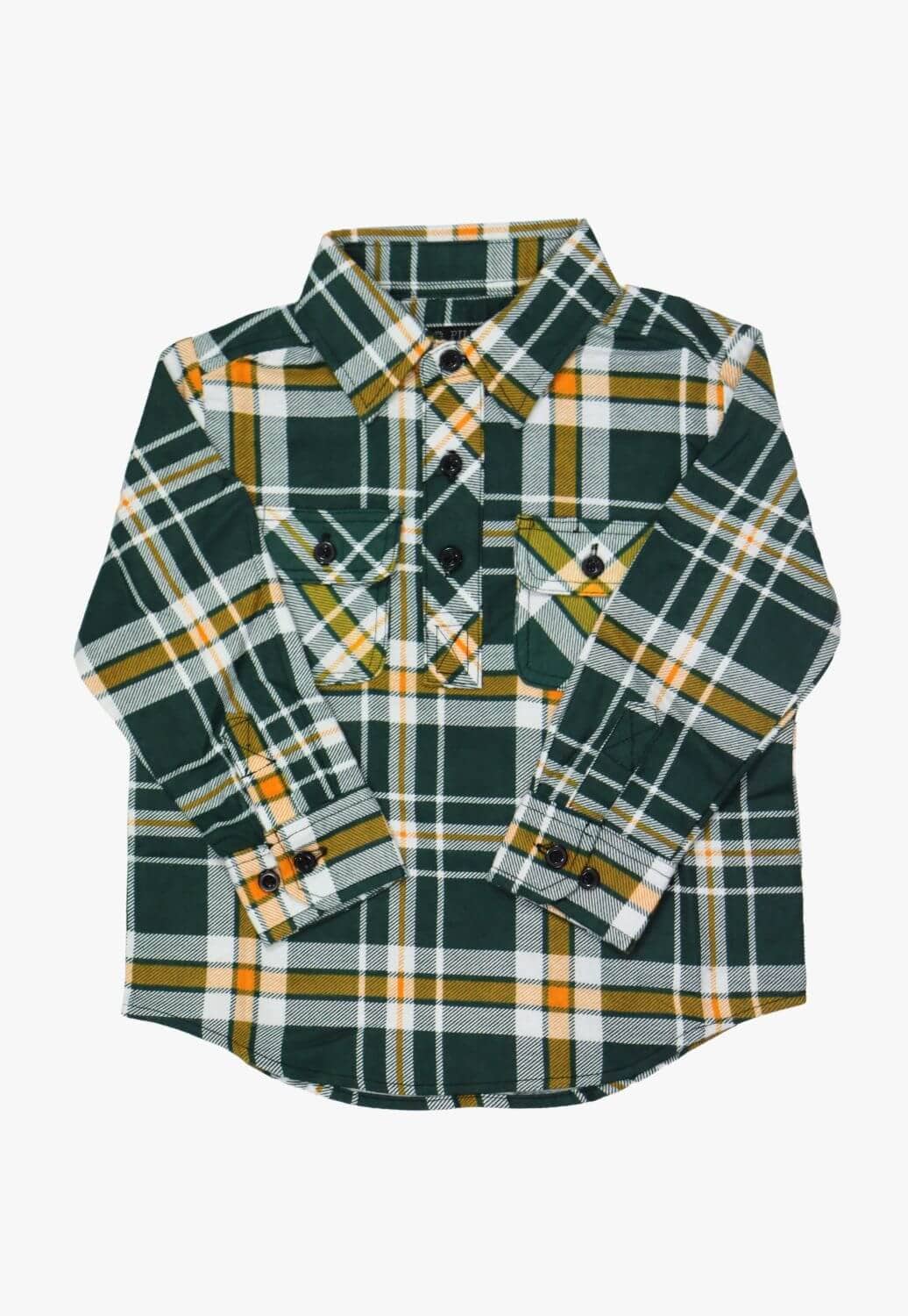 Ritemate CLOTHING-Kids Unisex Shirts Ritemate Kids Closed Front Flannelette Shirt