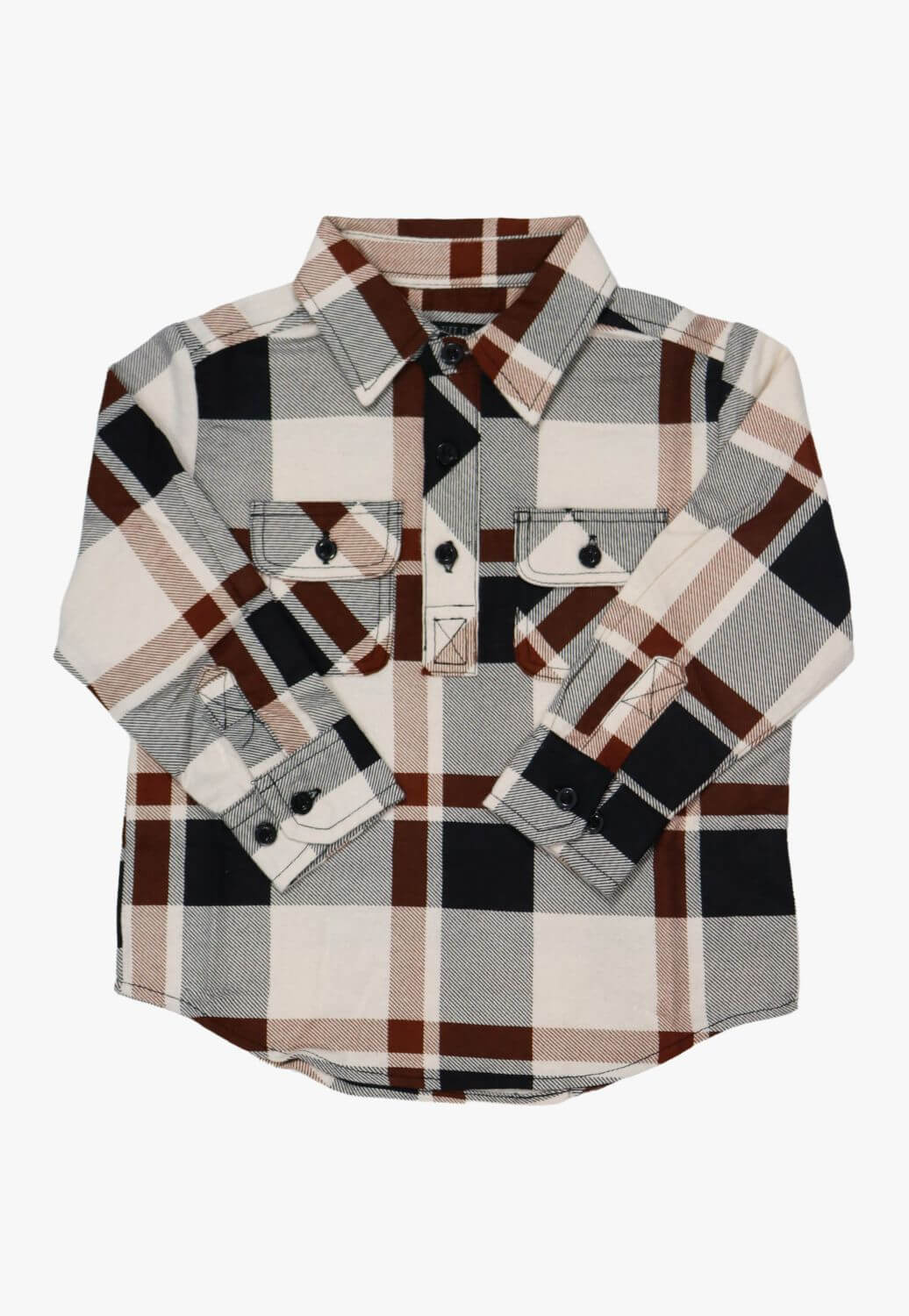Ritemate CLOTHING-Kids Unisex Shirts Ritemate Kids Closed Front Flannelette Shirt