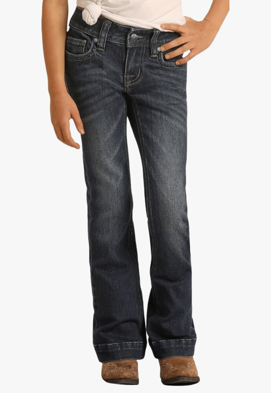 Rock and Roll CLOTHING-Girls Jeans Rock and Roll Girls Trouser Jean