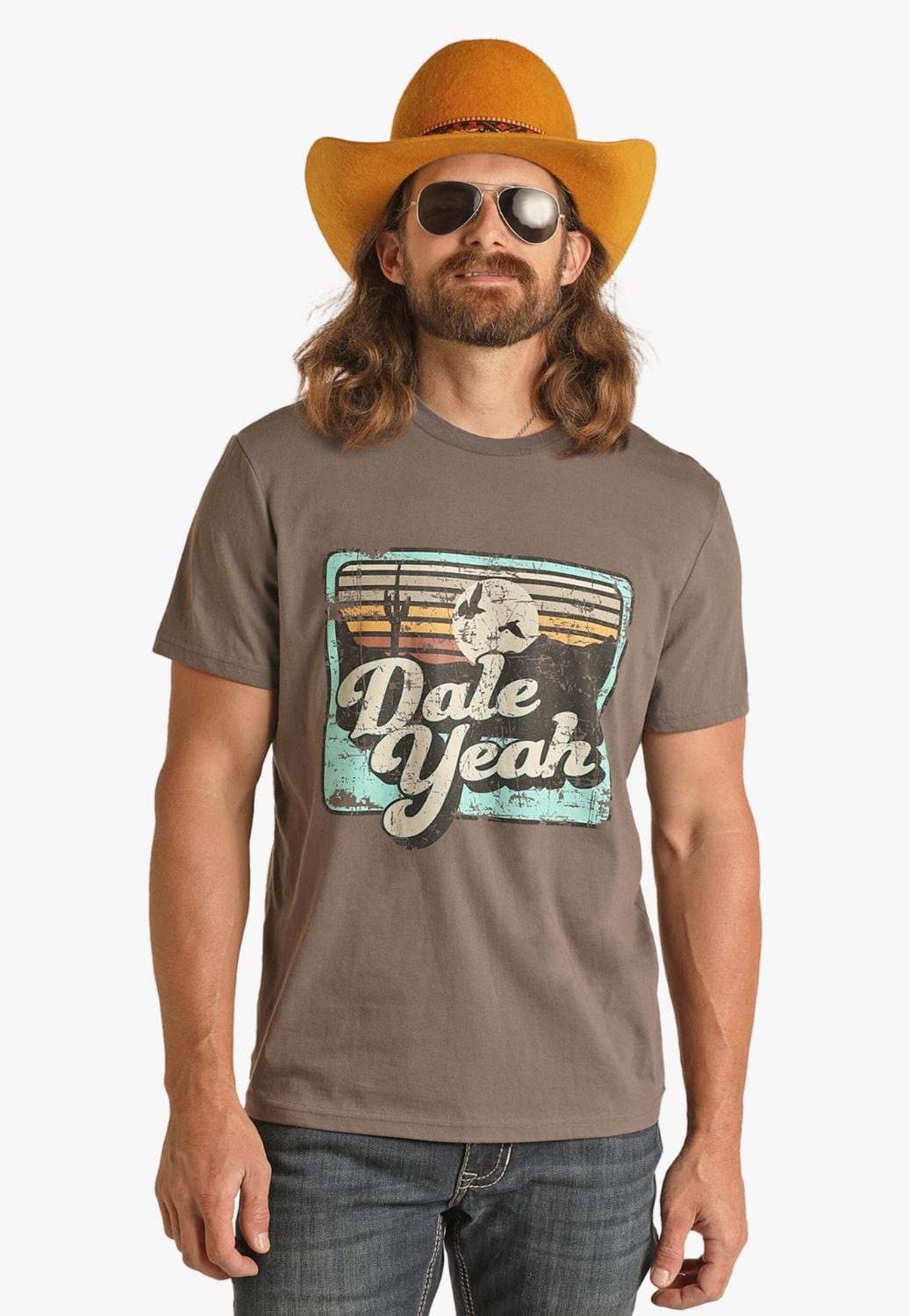 Rock and Roll CLOTHING-MensT-Shirts Rock and Roll Mens Dale Brisby Graphic T-Shirt