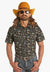 Rock and Roll CLOTHING-Mens Short Sleeve Shirts Rock and Roll Mens Dale Brisby Snap Short Sleeve Shirt