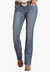 Rock and Roll CLOTHING-Womens Jeans Rock and Roll Womens Mid Rise Bootcut Riding Jean