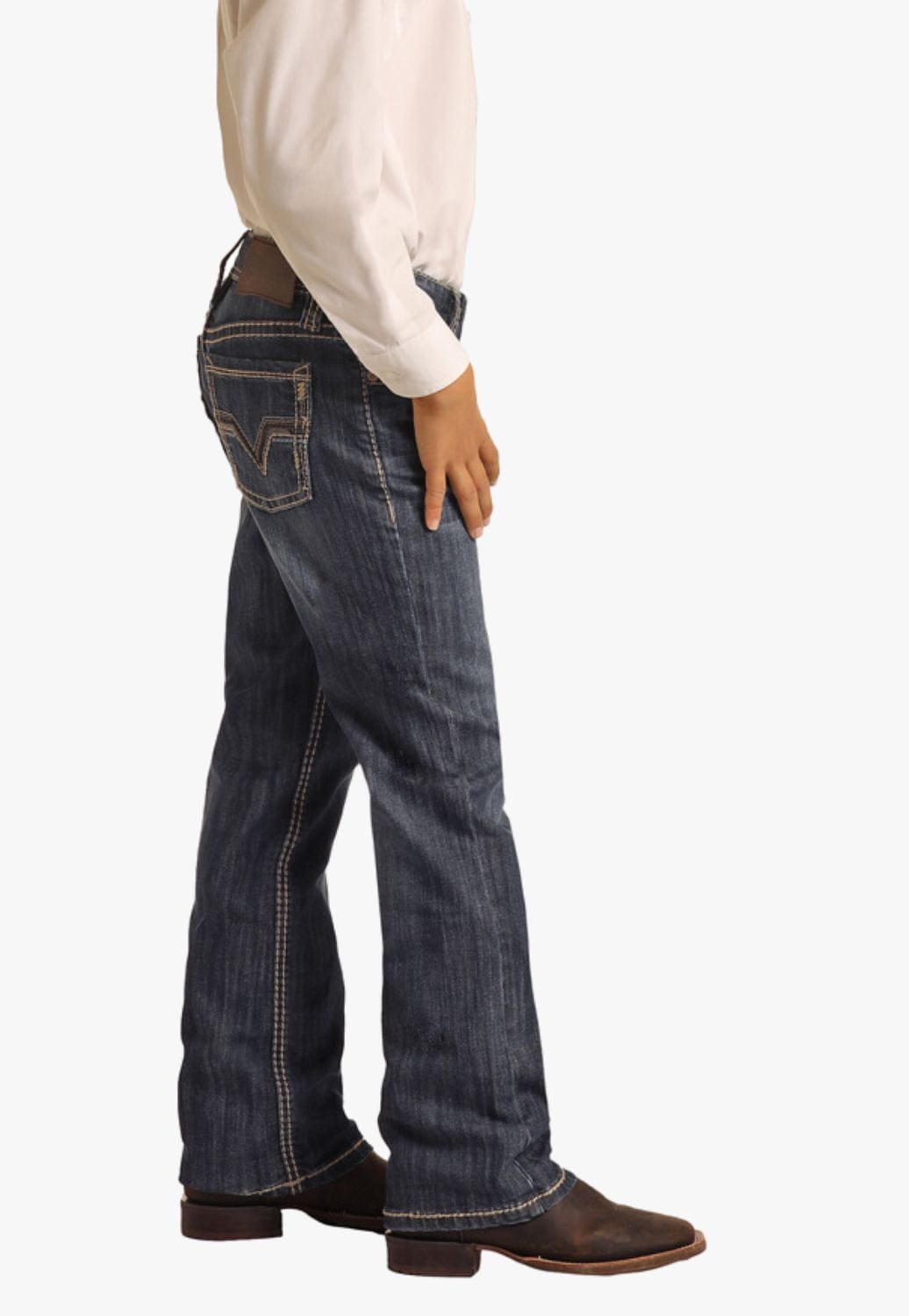 Rock and Roll CLOTHING-Boys Jeans Rock & Roll Boys Reflex Boot Cut Jean