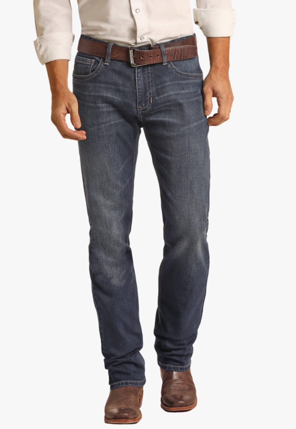 Rock and Roll CLOTHING-Mens Jeans Rock & Roll Mens Revolver Jean