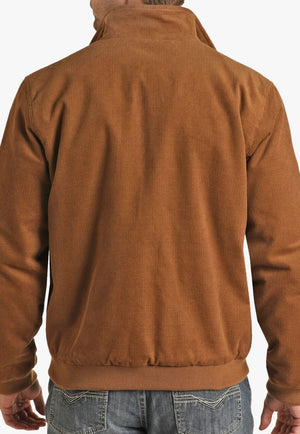 Rock and Roll CLOTHING-Mens Jackets Rock & Roll Mens Solid Cotton Bomber Jacket