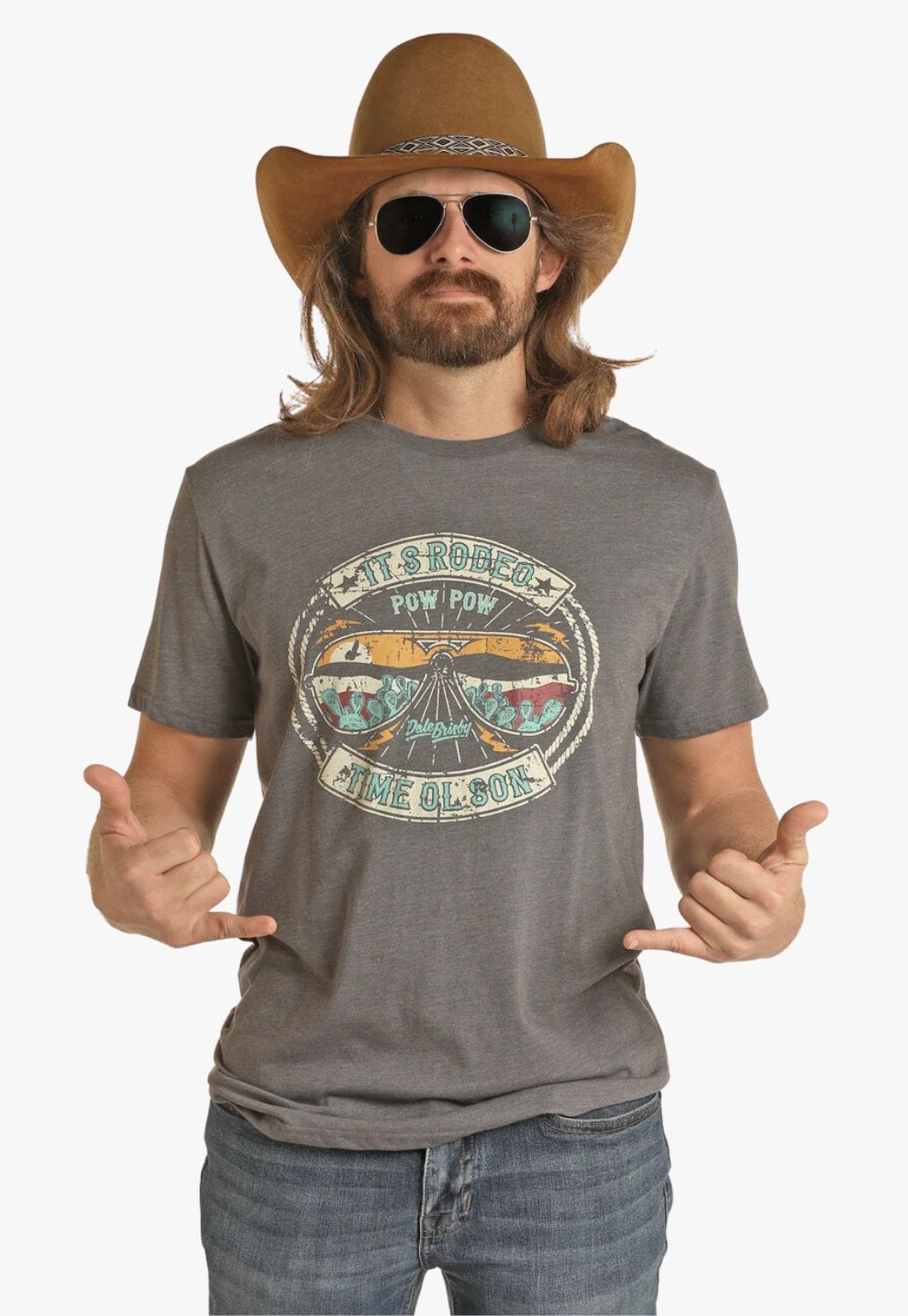 Rock and Roll CLOTHING-MensT-Shirts Rock & Roll Unisex Its Rodeo Time T-Shirt