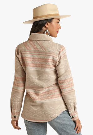 Rock and Roll CLOTHING-Womens Jackets Rock & Roll Womens Shirt Jacket