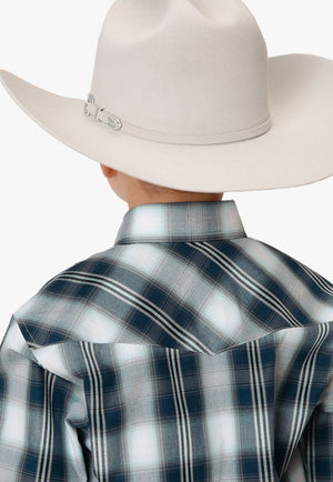 Roper CLOTHING-Boys Long Sleeve Shirts Roper Boys Amarillo Collection Long Sleeve Shirt