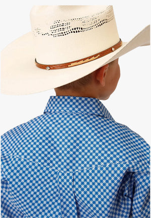 Roper CLOTHING-Boys Long Sleeve Shirts Roper Boys Amarillo Collection Long Sleeve Shirt