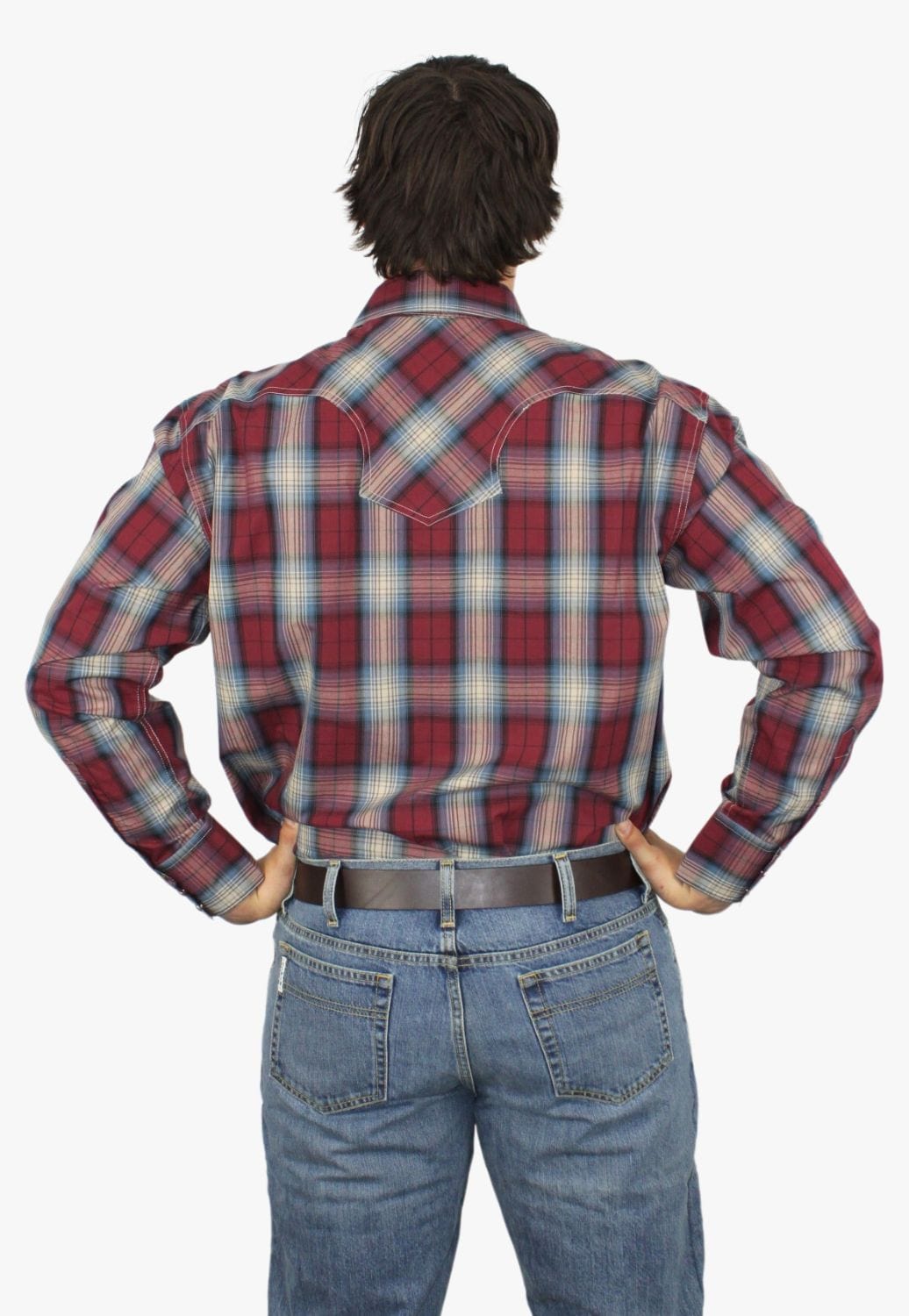 Roper CLOTHING-Mens Long Sleeve Shirts Roper Mens Amarillo Collection Long Sleeve Shirt