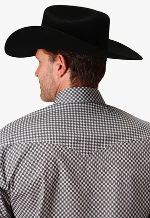 Roper CLOTHING-Mens Long Sleeve Shirts Roper Mens Amarillo Collection Long Sleeve Shirt