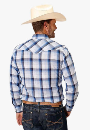 Roper CLOTHING-Mens Long Sleeve Shirts Roper Mens Karman Classic Collection Long Sleeve Shirt