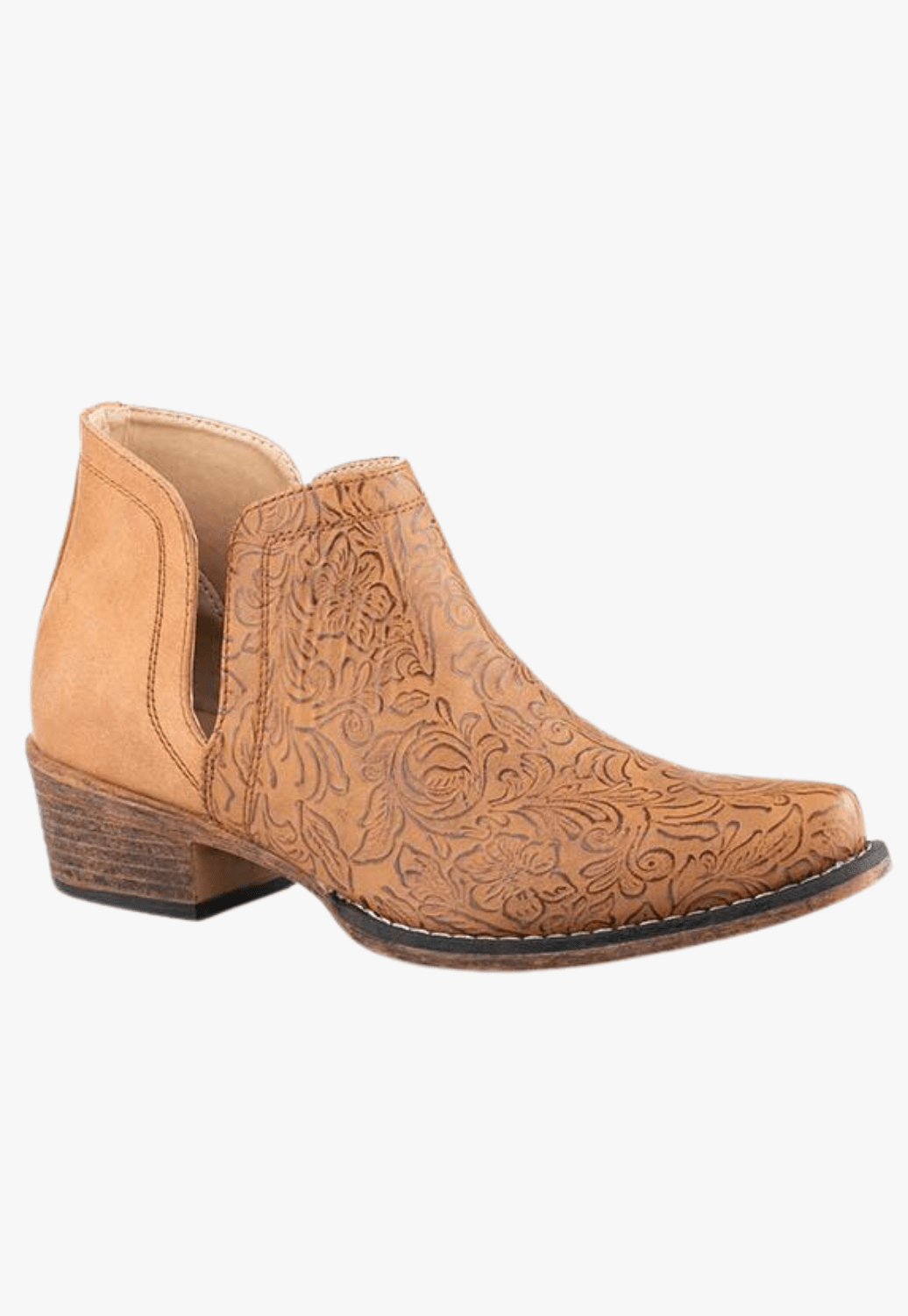 Roper FOOTWEAR - Womens Fashion Boots Roper Womens Ava Floral Embossed Boot