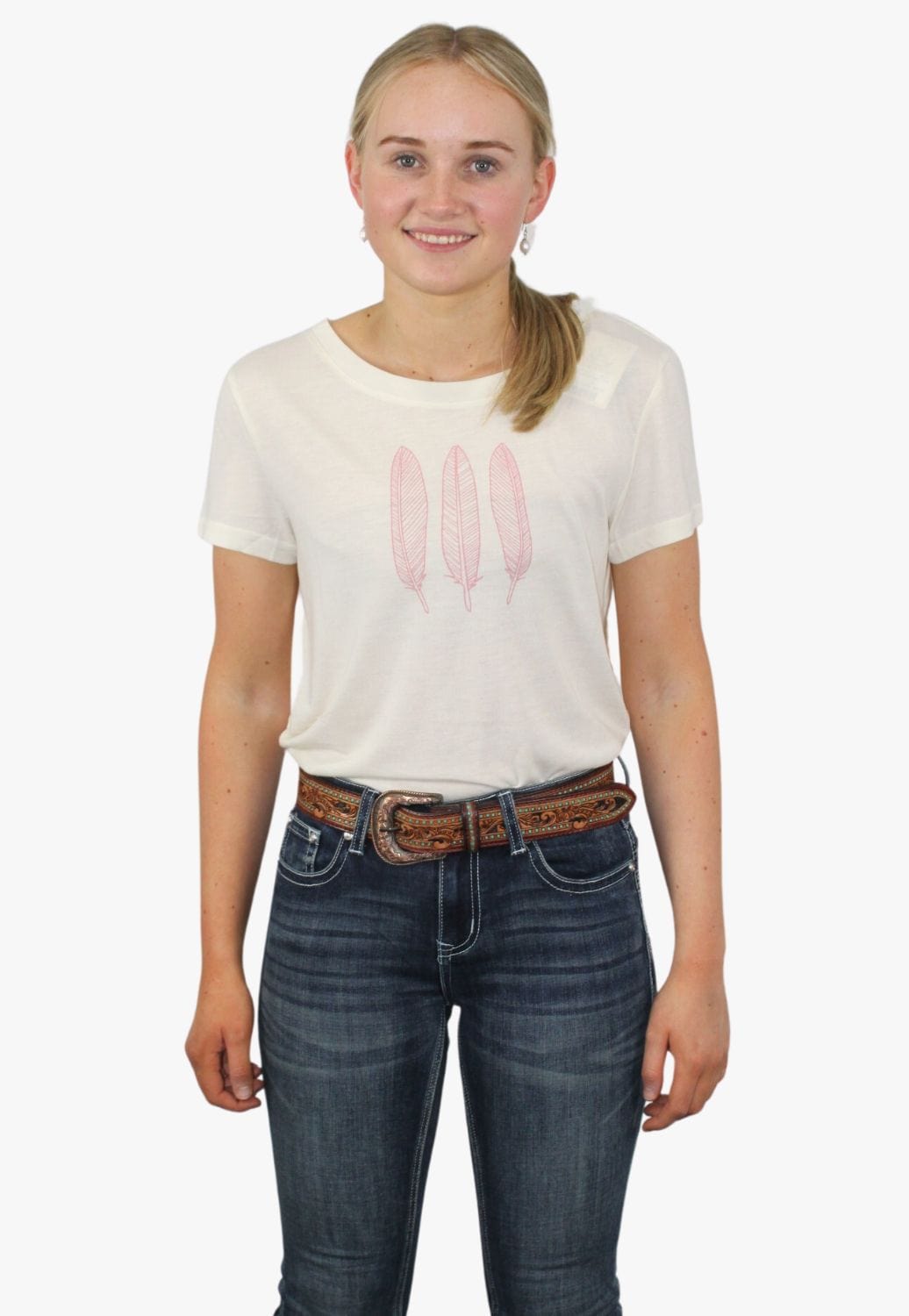 Roper CLOTHING-WomensT-Shirts Roper Womens Five Star Collection T-Shirt