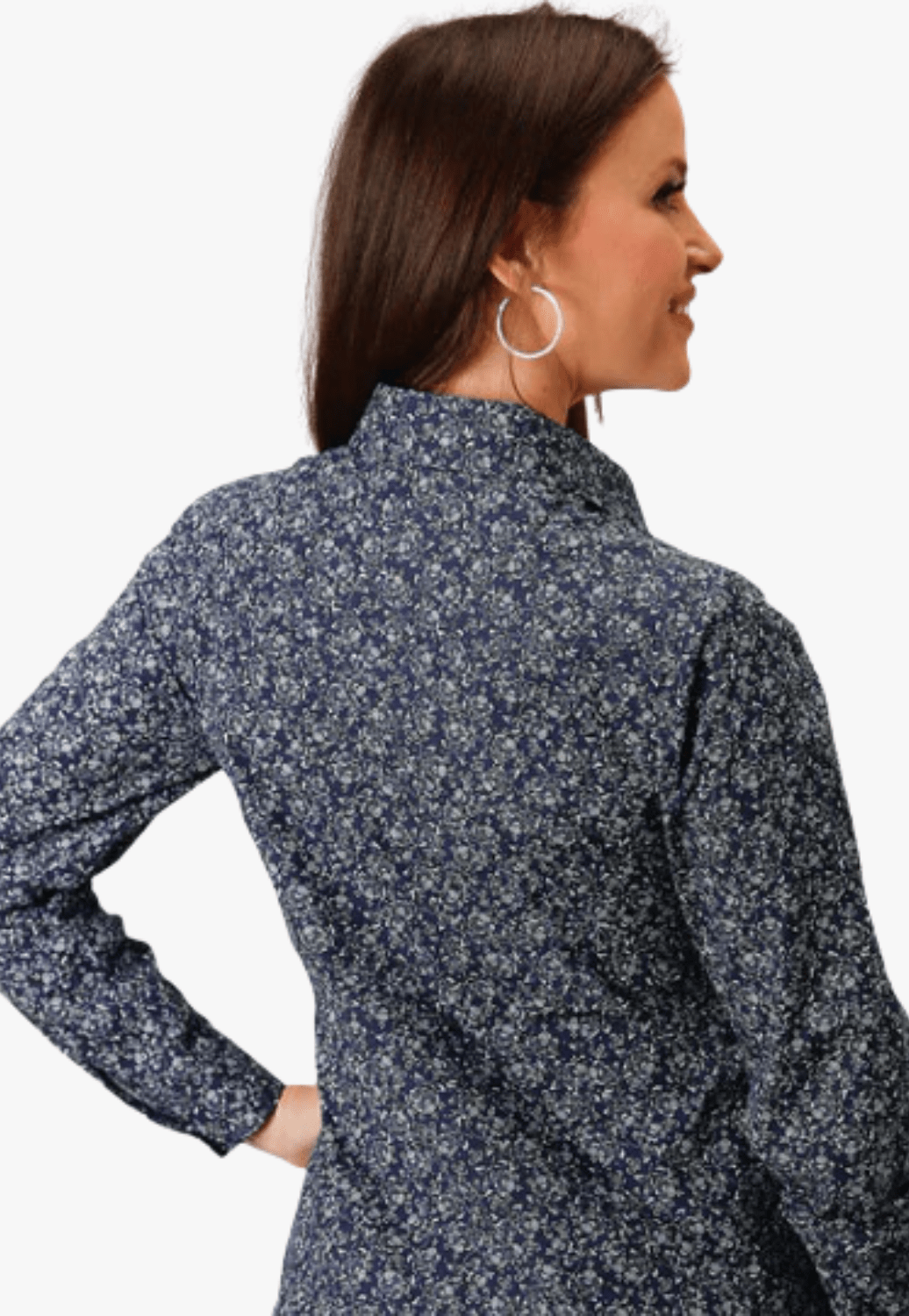 Roper CLOTHING-Womens Long Sleeve Shirts Roper Womens Karman Classic Long Sleeve Shirt